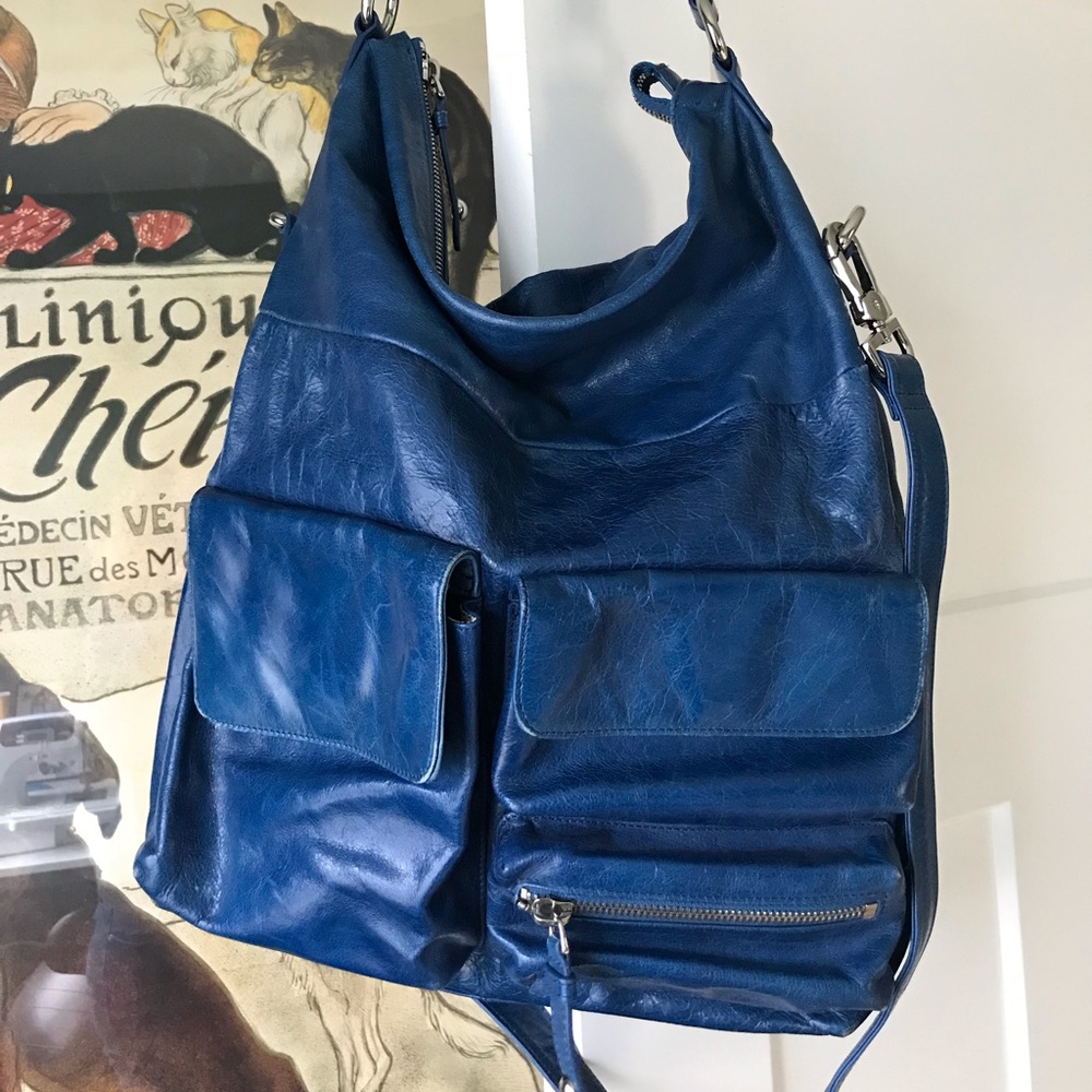 HOBO Explorer leather crossbody/shoulder bag
